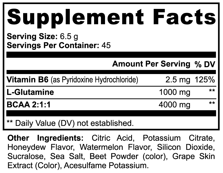 BCAA Powder (Honey Dew)